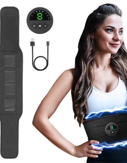 Load image into Gallery viewer, Smart EMS Fitness Vibration Belt Abdominal Trainer Muscle Slimming
